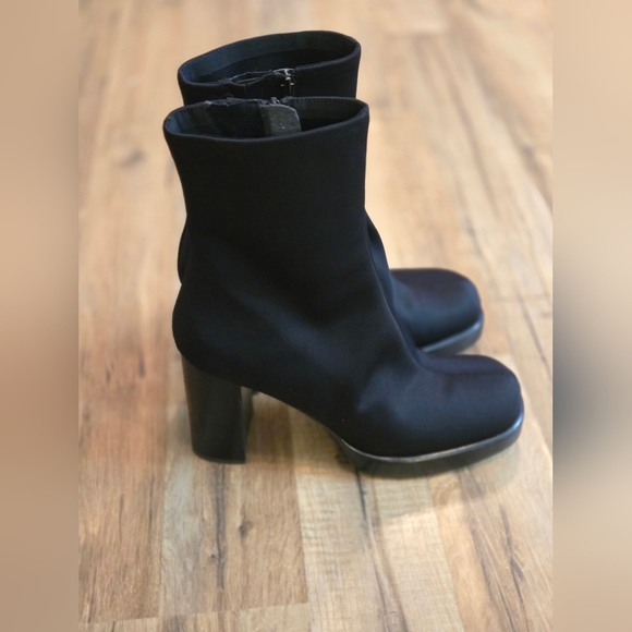 JEFFREY CAMPBELL SIREN POINTED TOE BOOTIE in BLACK, SIZE 10 - Picture 2 of 7